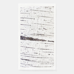 Serviette En Papier Motif d'écorce de bouleau
