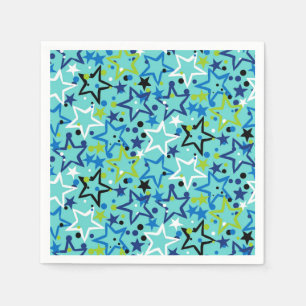 Serviette En Papier Motif d'étoiles