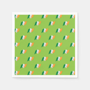 Serviette En Papier Motif du drapeau irlandais