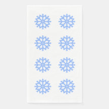 Motif du festival d'hiver Blue Snowflake