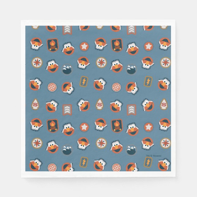 Serviette En Papier Motif Elmo Woodland Explorer (Devant)