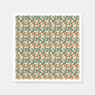 Serviette En Papier motif feuille Abstrait