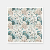 Motif floral de floraison de bambou japonais tradi