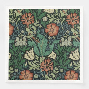Serviette En Papier Motif floral de Nouveau d'art de William Morris