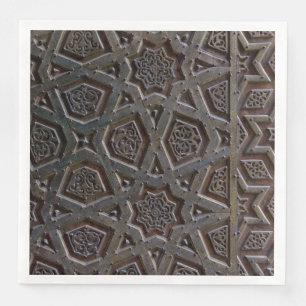 Serviette En Papier Motif géométrique islamique