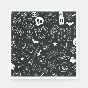 Serviette En Papier Motif Halloween 1