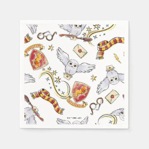 Serviette En Papier Motif Hedwig GRYFFINDOR™