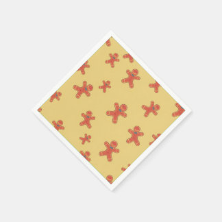 Serviette En Papier Motif homme de pain d'épices