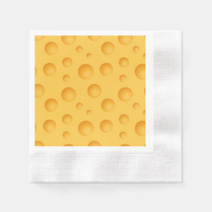 Serviette En Papier Motif jaune de fromage