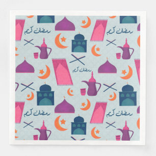Serviette En Papier Motif Joyeux Ramadan