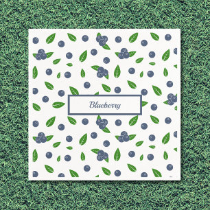 Serviette en Papier motif Myrtilles