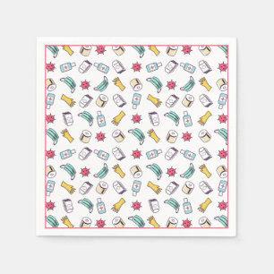 Serviette En Papier Motif pandémique