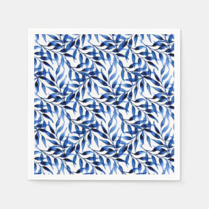 Serviette En Papier Motif peint à la main d'encre d'aquarelle