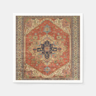 SERVIETTE EN PAPIER MOTIF PERSAN SYMÉTRIQUE ANCIEN