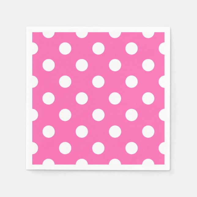 Serviette En Papier Motif Pois vintage (Devant)