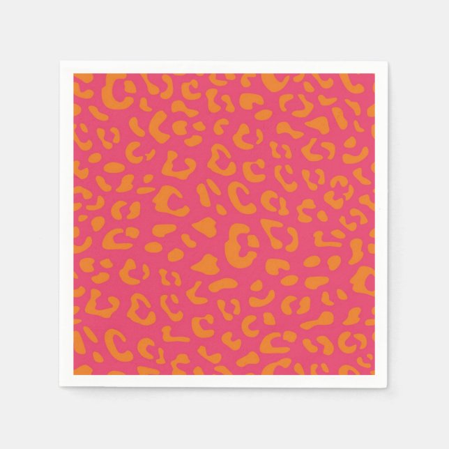 Serviette En Papier motif poster de animal (Devant)