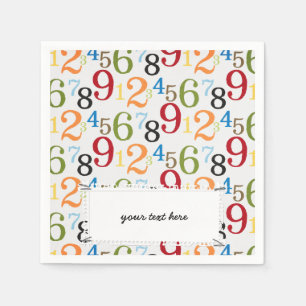 Serviette En Papier Motif scolaire