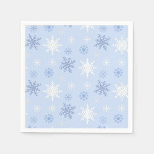 Serviette En Papier Motif Snowflake