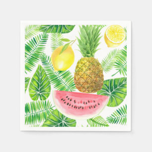 Serviette En Papier Motif tropical