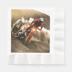 Serviette En Papier Motocross Rider