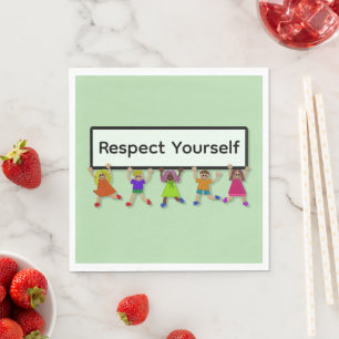 Serviette En Papier Mouchoir en papier Respect Yourself
