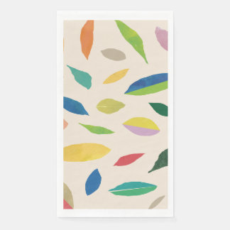 Serviette En Papier Mouchoirs en papier crème à feuilles tombantes