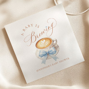 Serviette En Papier Mouchoirs pour Baby Shower "Un Bébé Garçon Est En