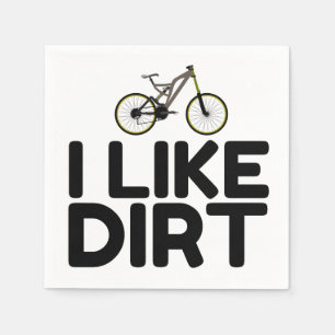 SERVIETTE EN PAPIER MOUNTAIN BIKE DIRT