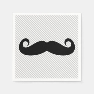 Serviette En Papier Moustache