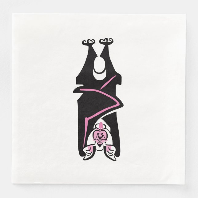 Serviette En Papier MTD éffrayante - Halloween (Devant)