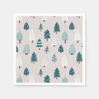 Serviette En Papier Mug de Noël scandinave mignon