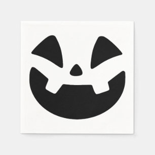 Serviette En Papier Mug d'Halloween éffrayant Jack-o'lanterne