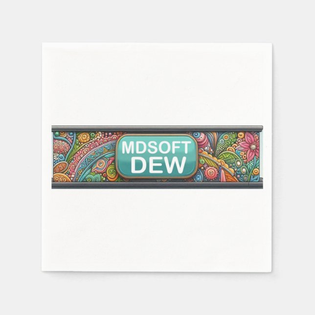 Serviette En Papier Mug Party Fournitures Douche! (Devant)