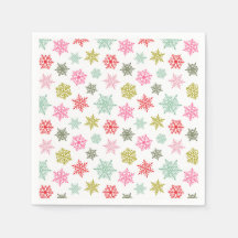 Multicolored snowflake pattern – winter christmas