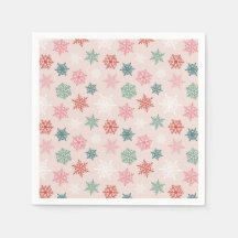 Multicolored snowflake pattern – winter christmas