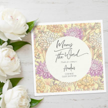 Mums the Word Floral Baby Shower