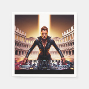 Serviette En Papier Musique conception Papier Napkin