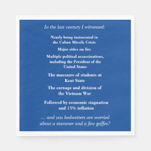 Serviette En Papier N’ayez pas peur de soutenir Joe Biden