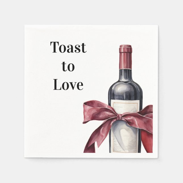 Serviette En Papier Napa Valley Bachelorette Papier (Devant)