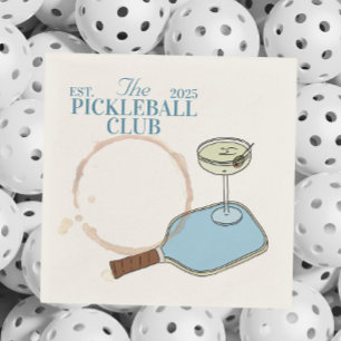Serviette En Papier napkin à cocktail de pickleball