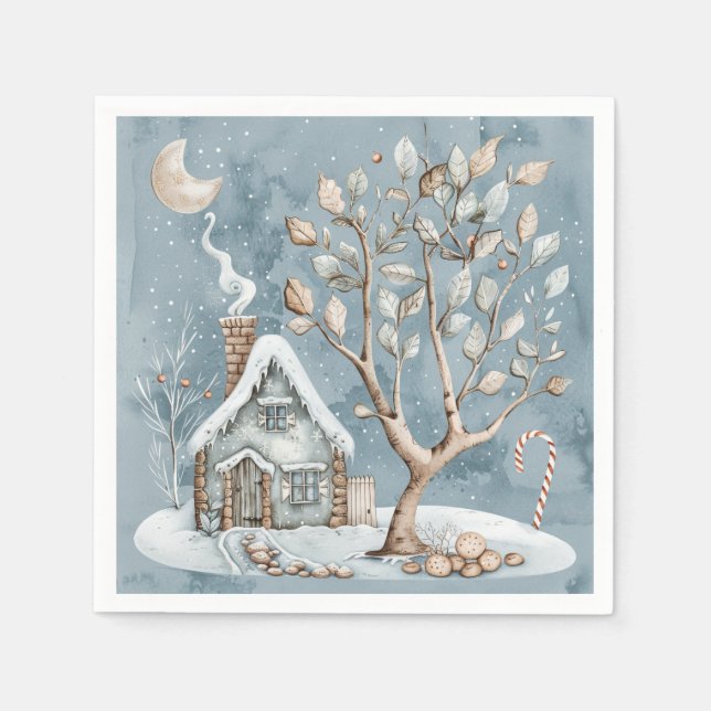 Serviette En Papier Napkin de Noël (Devant)