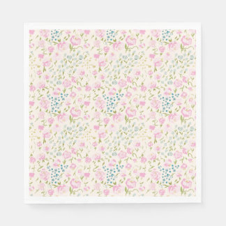 Serviette En Papier Napkin Floral Heaven