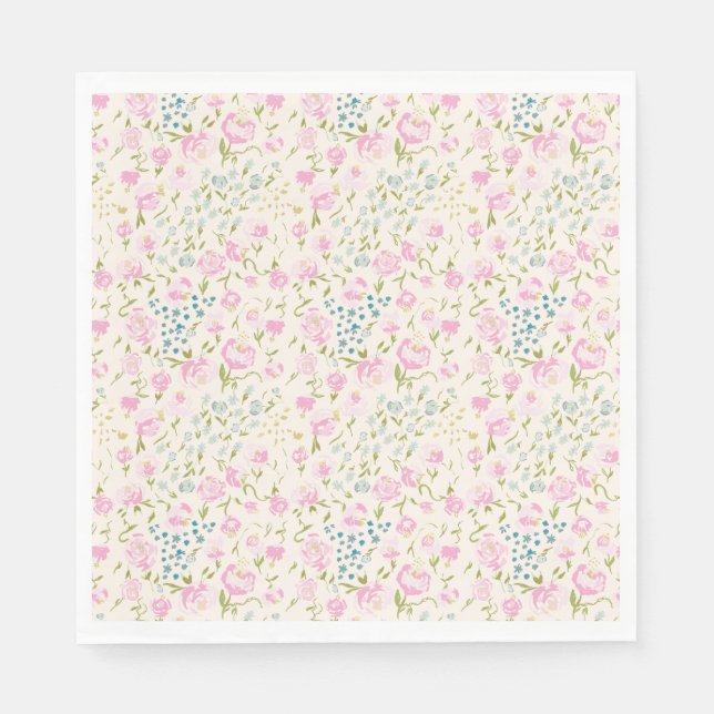 Serviette En Papier Napkin Floral Heaven (Devant)