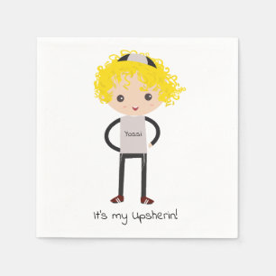 Serviette En Papier Napkin Upsherin customisé