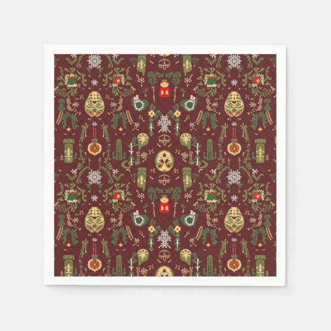 Serviette En Papier Napkin vibe Noël (Devant)