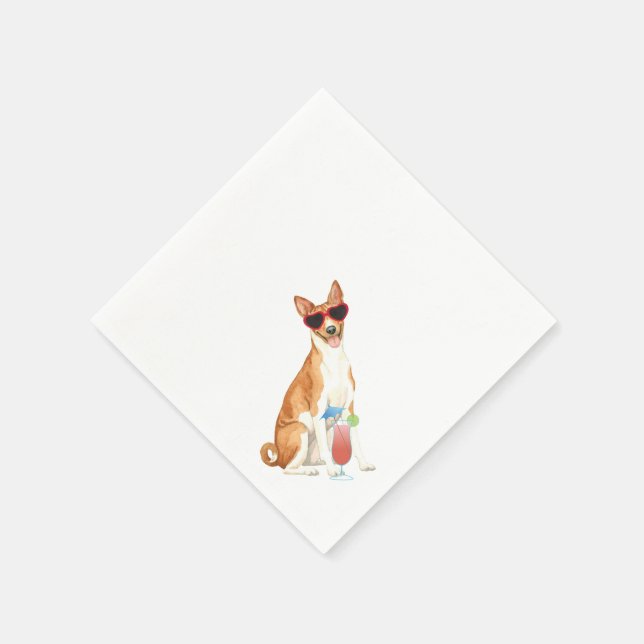 Serviette En Papier Napkins Basenji été (Coin)