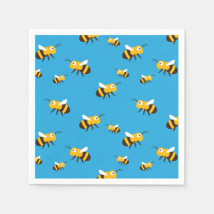 Serviette En Papier Napkins d'abeilles