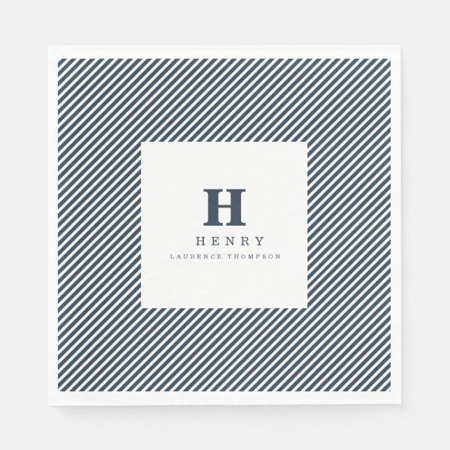 SERVIETTE EN PAPIER NAPKINS DE LA PARTIE DE DIPLÔME INITIALE (Devant)