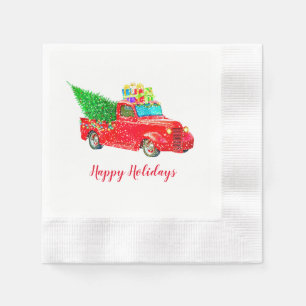 Serviette En Papier Napkins en papier de vacances