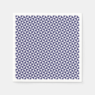 Serviette En Papier Napkins japonais bleu